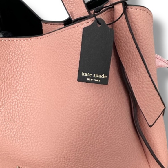 Kate Spade Knott Convertible Carryall Crossbody Mochi Pink NWT - Picture 8 of 9